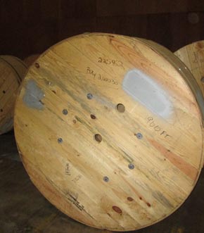 fiber cable reels and coax cable reels